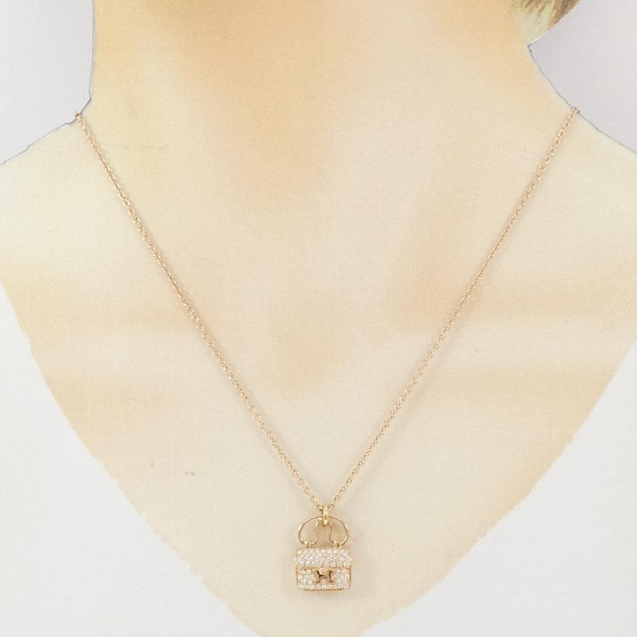 エルメス コンスタンス ネックレス 0.29CT