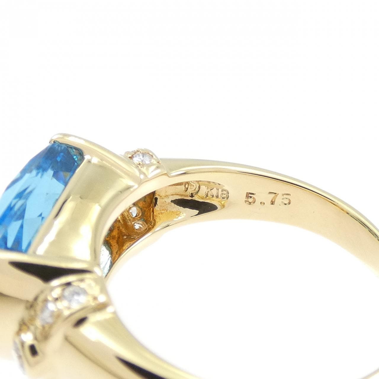 タサキ ブルートパーズ リング 5.75CT