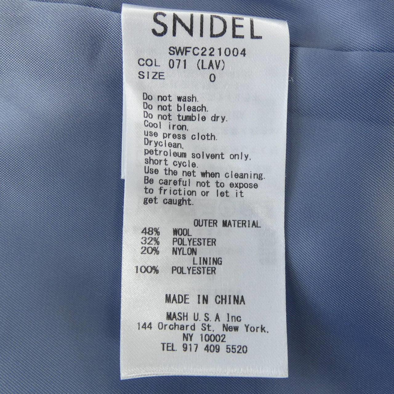 スナイデル Snidel コート