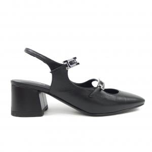 エルメス HERMES ジャッキー50 アピバックル 242041Z パンプス