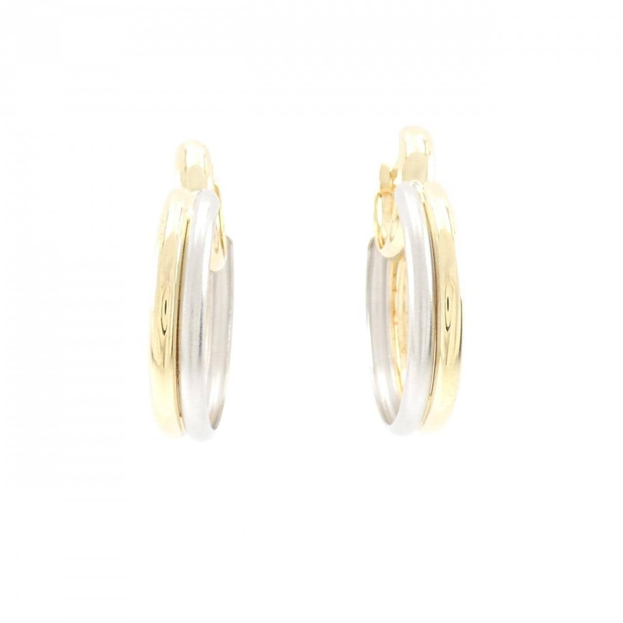 K18YG/PT900 earrings