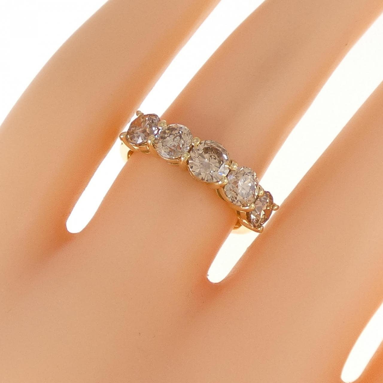 K18YG ダイヤモンド リング 2.00CT