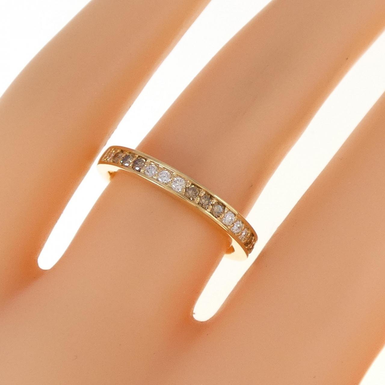 K18YG ダイヤモンド リング 0.20CT