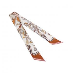 【未使用品】エルメス BOUQUETS SELLIER ツイリー 062842S スカーフ
