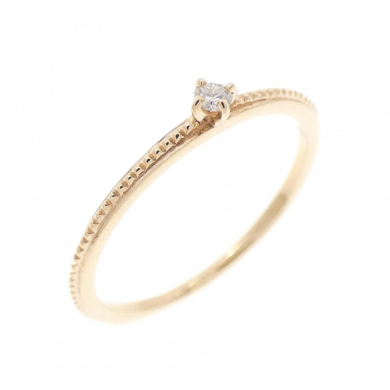 アガット ダイヤモンド リング 0.03CT