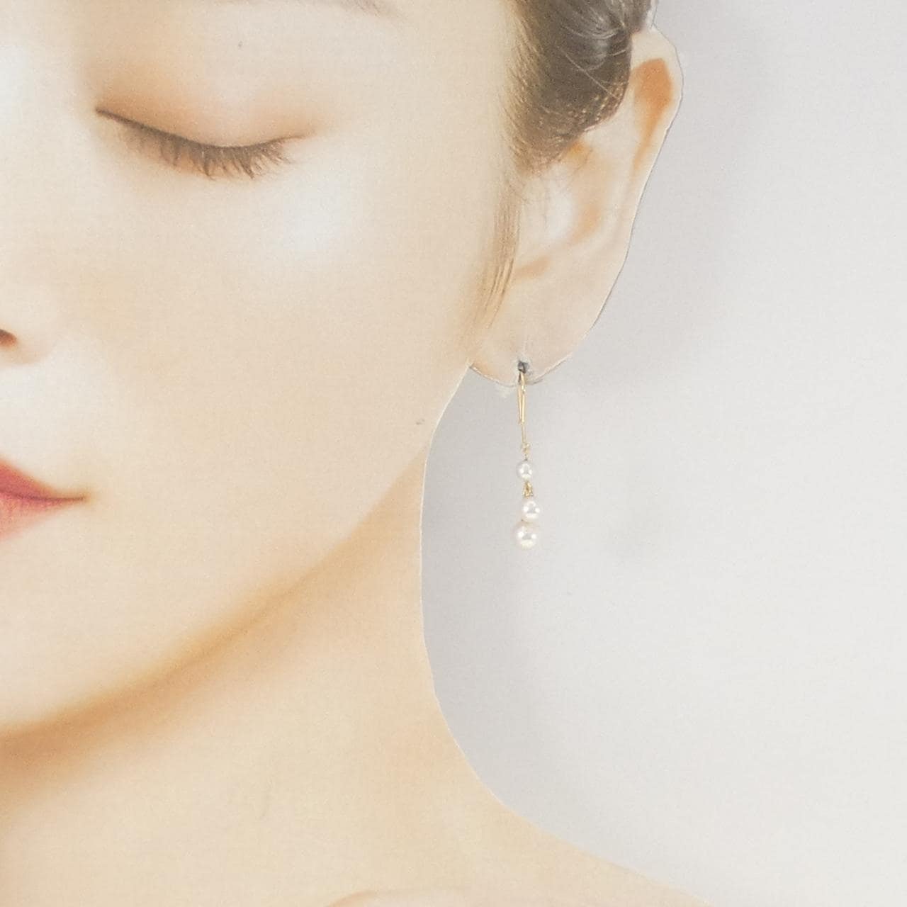 K18YG アコヤパール ピアス