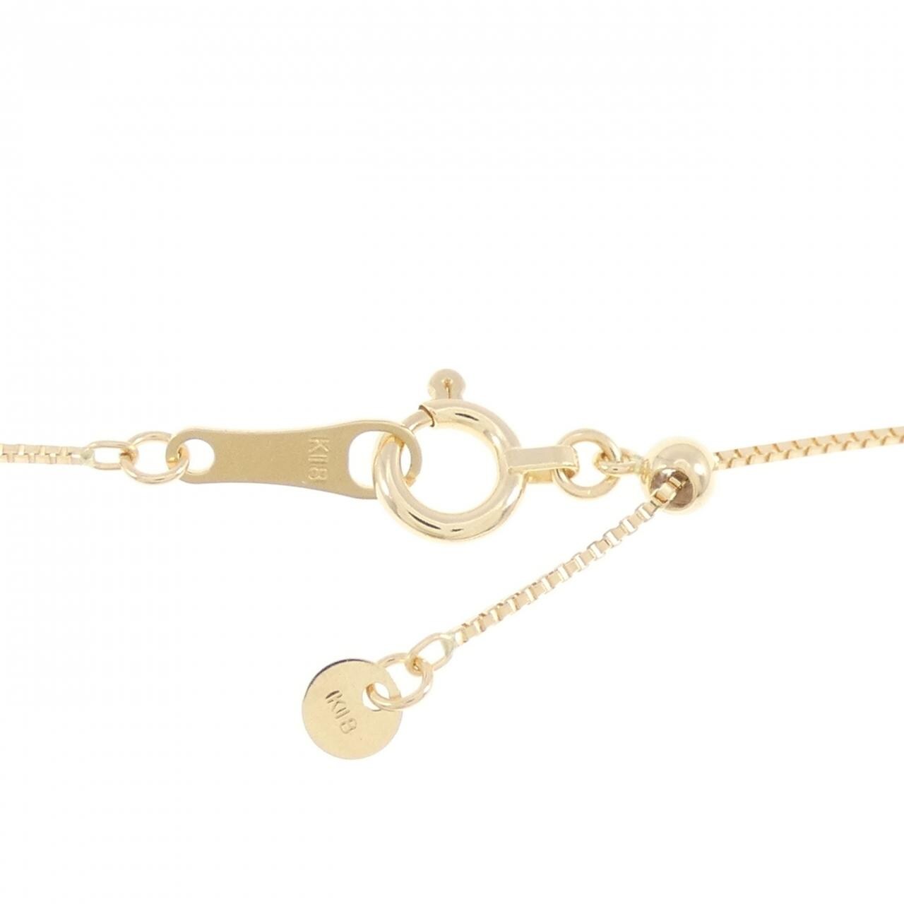 K18YG ダイヤモンド ネックレス 0.41CT
