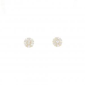 【リメイク】K18YG ダイヤモンド ピアス 0.30CT