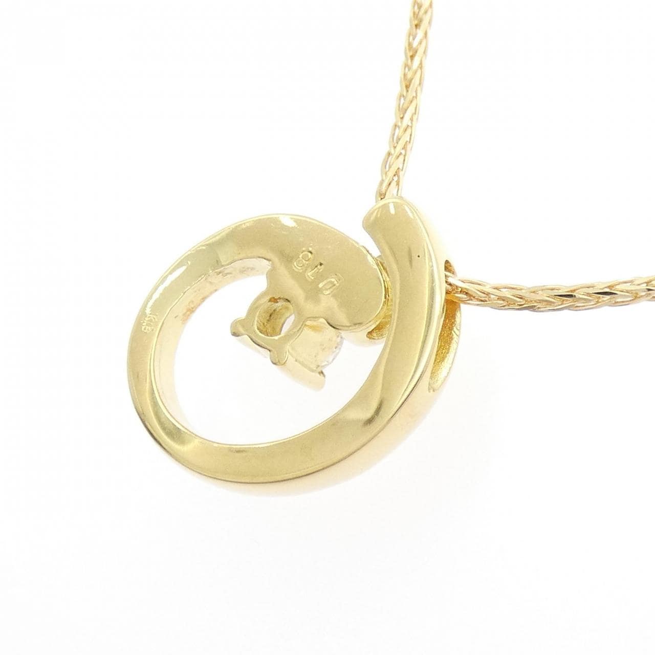 K18YG ダイヤモンド ネックレス 0.18CT