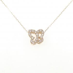 K18PG ダイヤモンド ネックレス 0.12CT