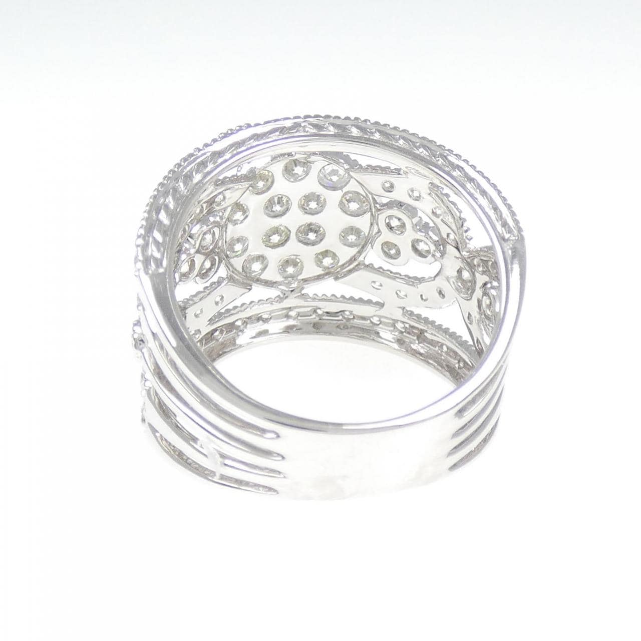 750WG ダイヤモンド リング 2.00CT