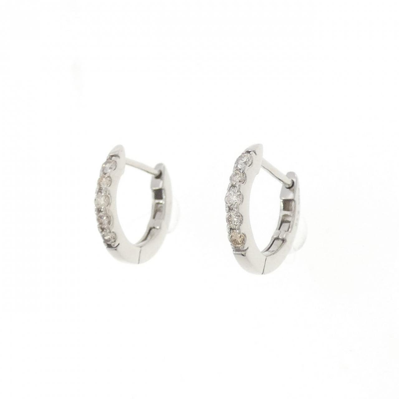 PT950 Diamond Earrings 0.10CT