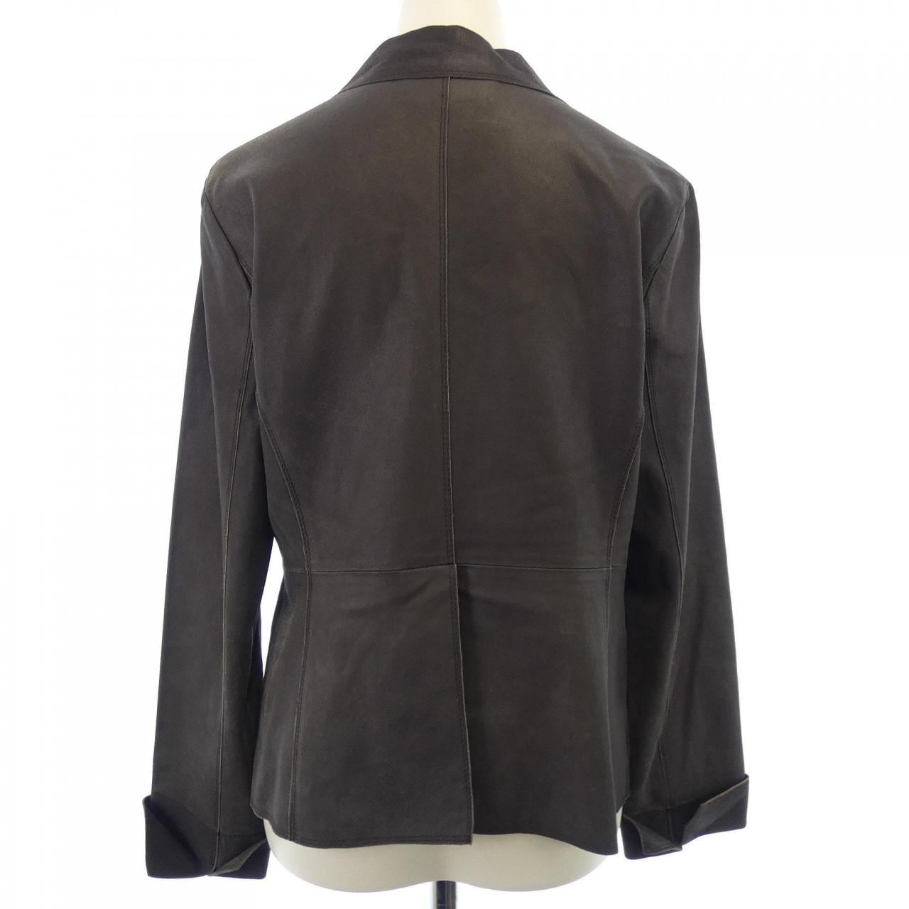 ランバンコレクション LANVIN COLLECTION レザージャケット