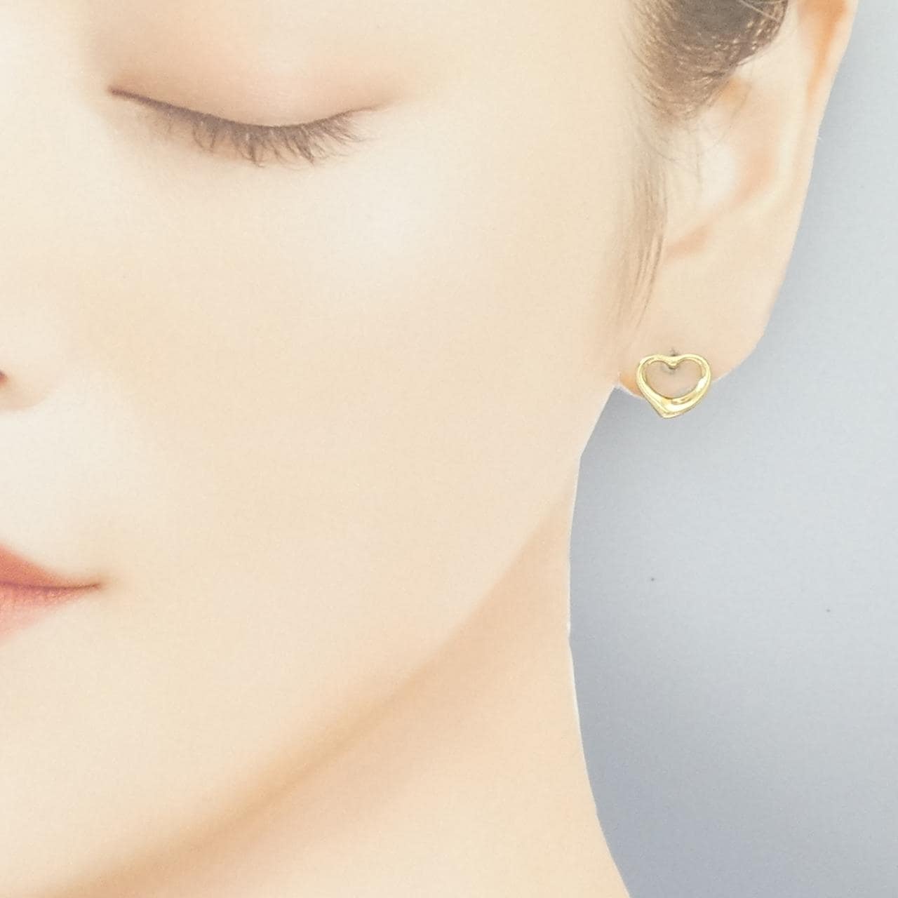 ティファニー オープンハート ミニ ピアス