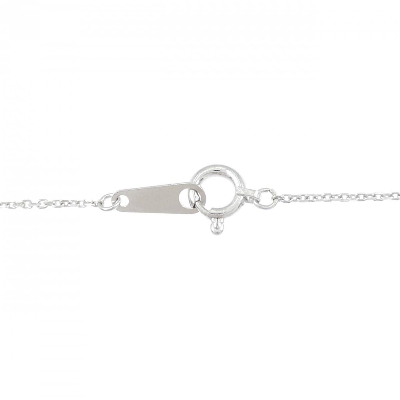 K18WG ダイヤモンド ネックレス 0.10CT