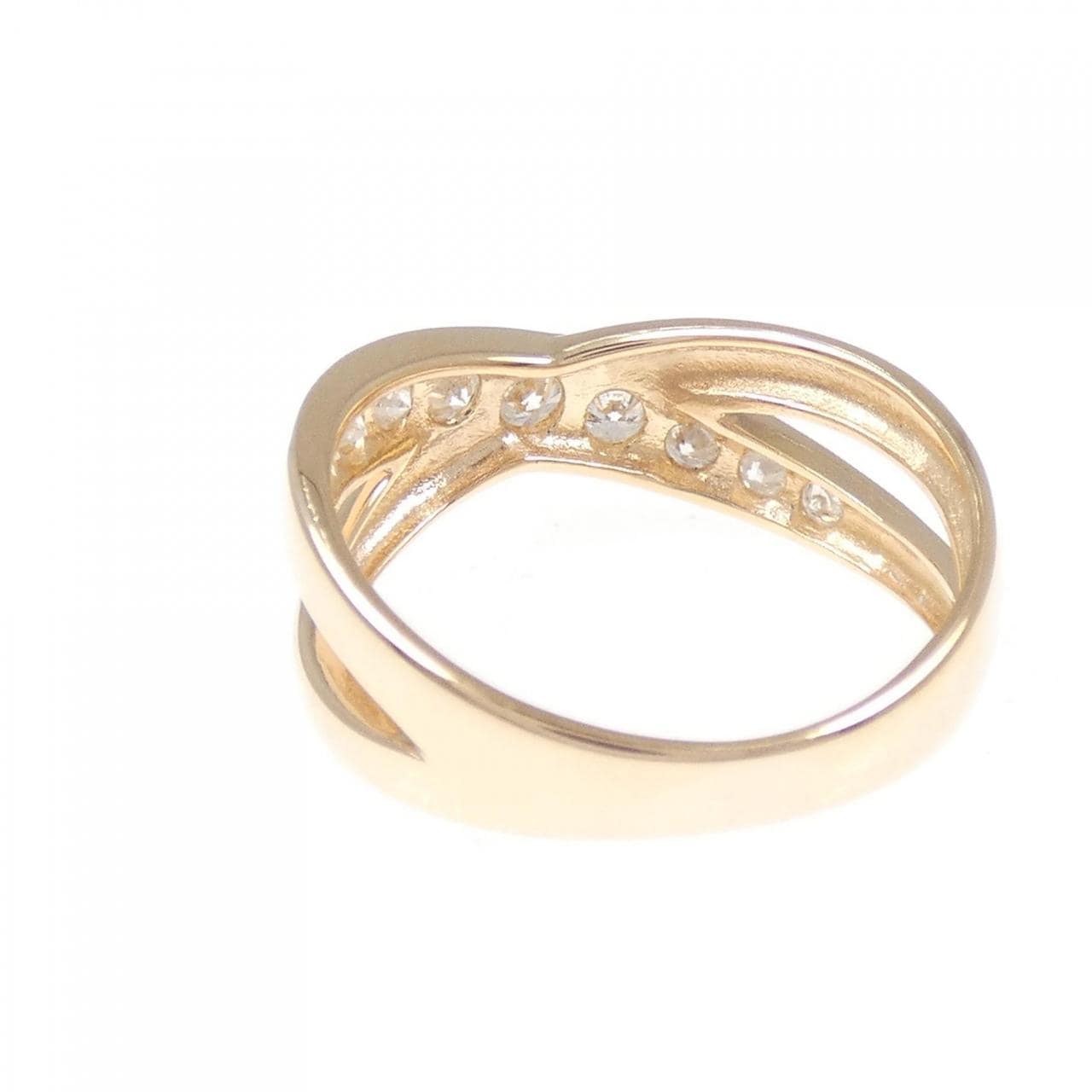 K18PG ダイヤモンド リング 0.50CT