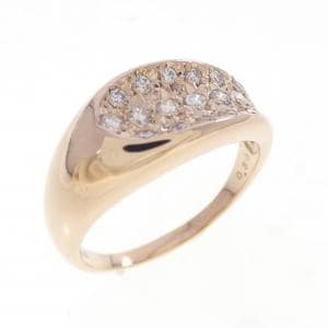 K18PG ダイヤモンド リング 0.30CT
