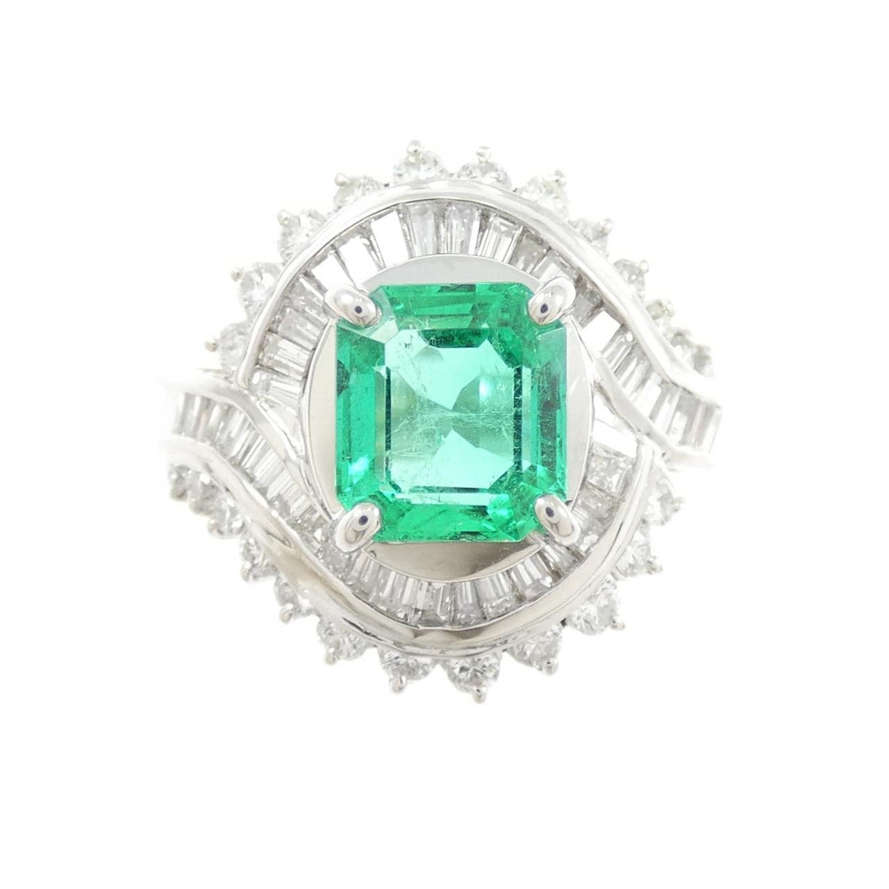 PT900 エメラルド リング 1.39CT
