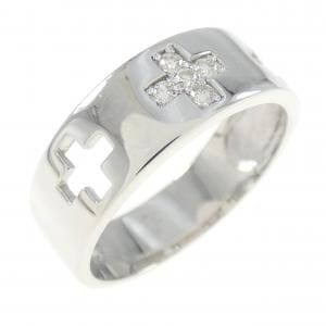 K18WG ダイヤモンド リング 0.06CT