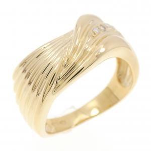 K18YG ダイヤモンド リング 0.02CT