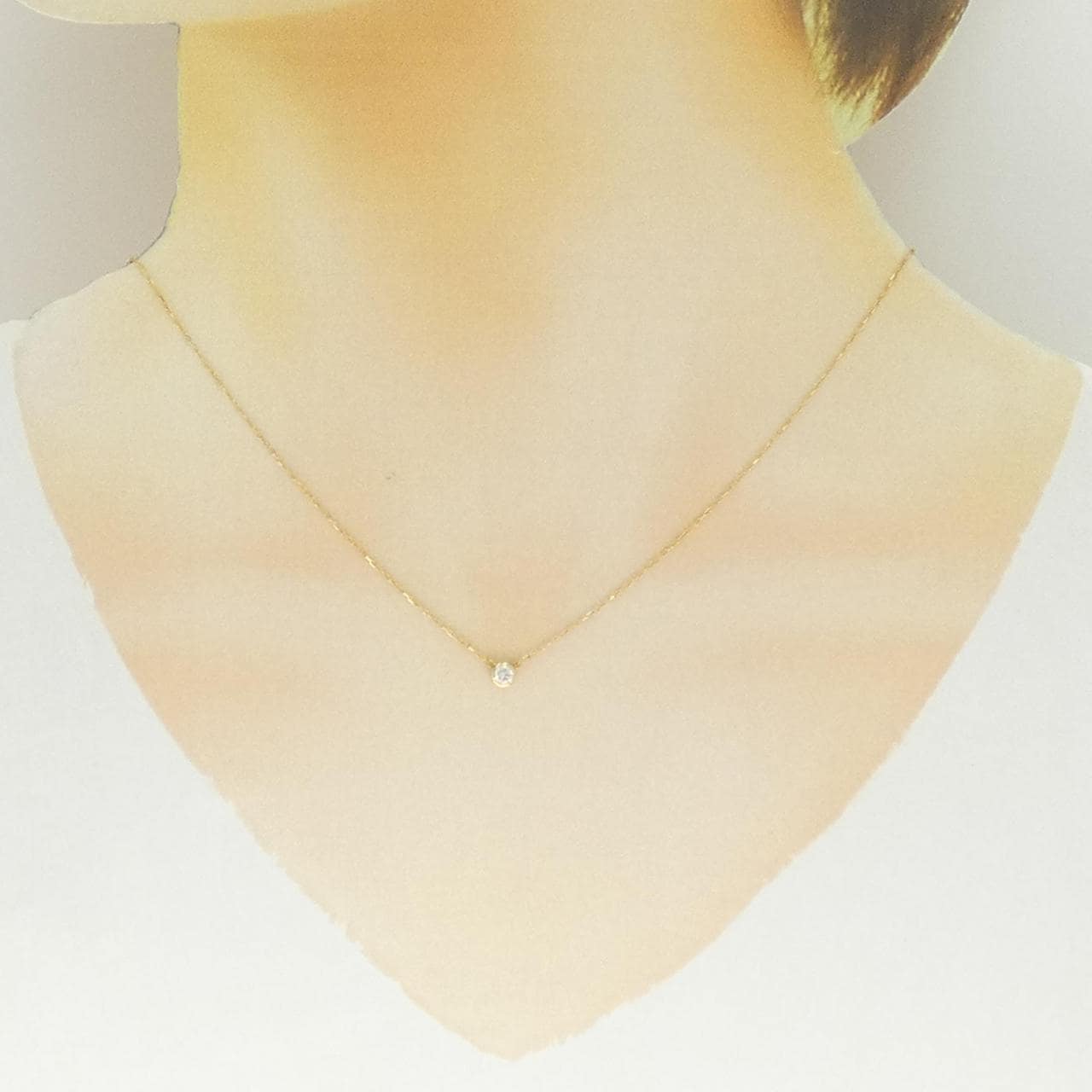 オレフィーチェ ダイヤモンド ネックレス 0.10CT