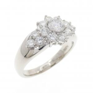 PT900 フラワー ダイヤモンド リング 1.00CT