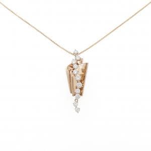 K18PG ダイヤモンド ネックレス 0.60CT