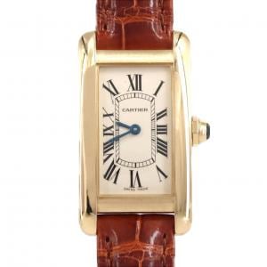 カルティエ タンクアメリカンSM YG W2601556 YG クォーツ