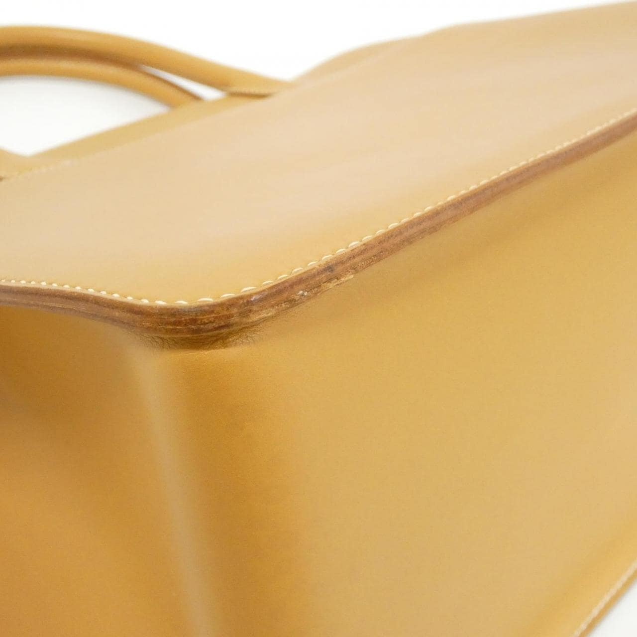 【ヴィンテージ】エルメス ホワイト バス GM バッグ