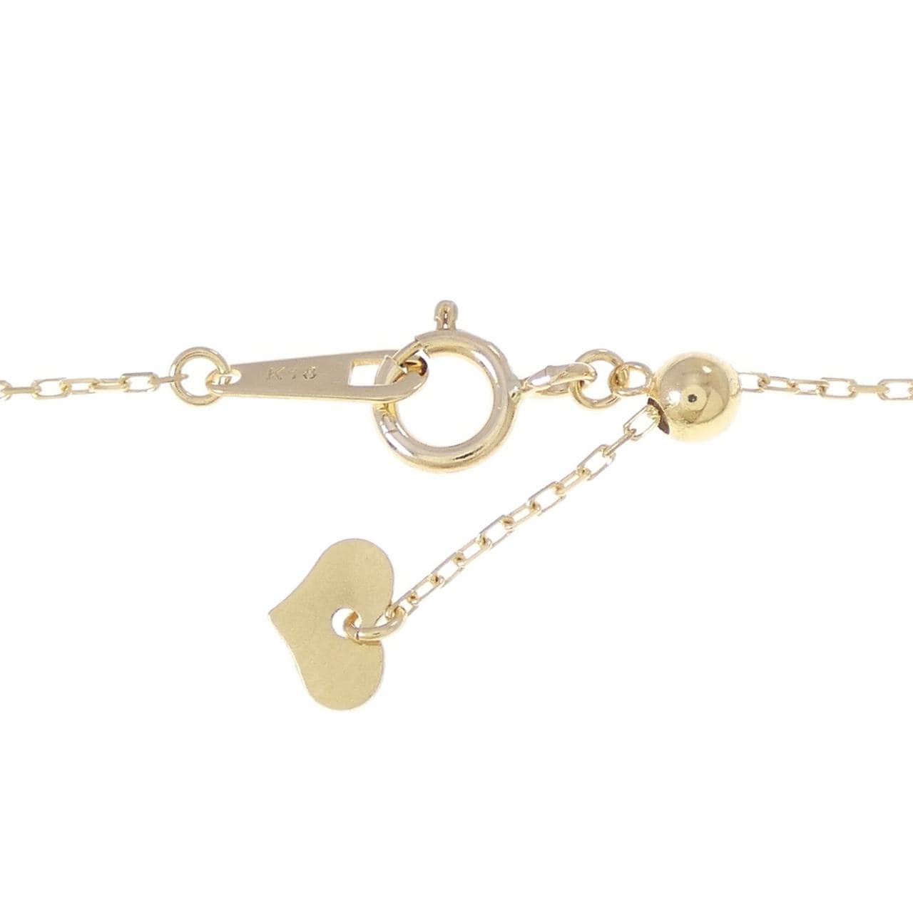 K18YG ペリドット ネックレス