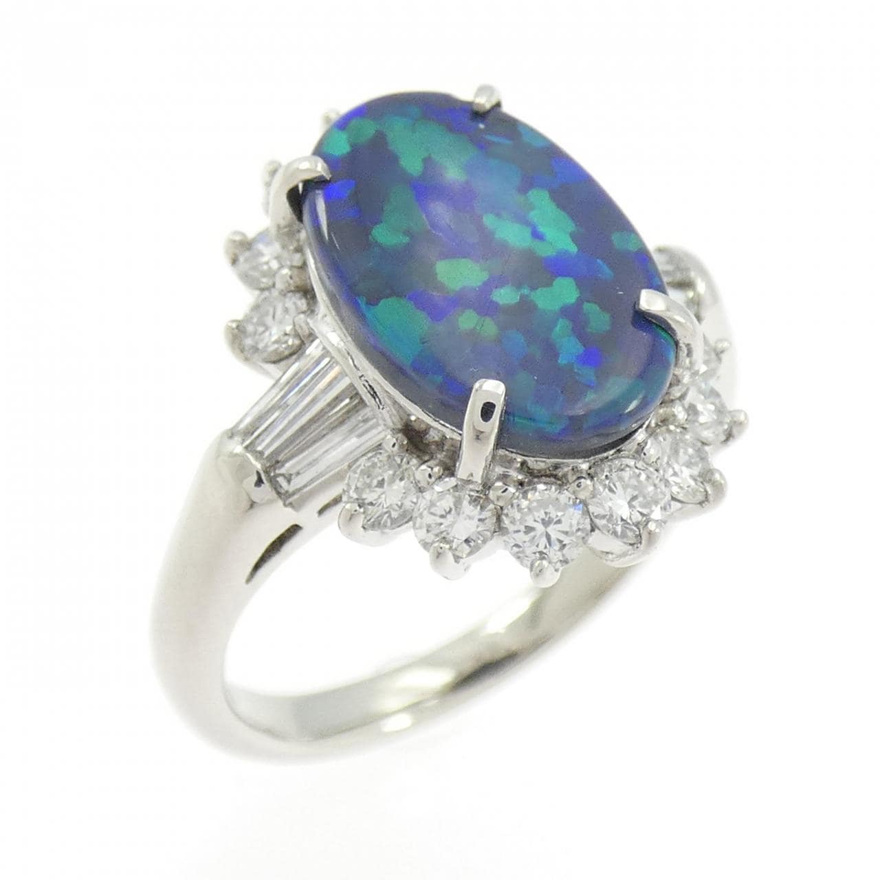 PT900 ブラックオパール リング 1.99CT