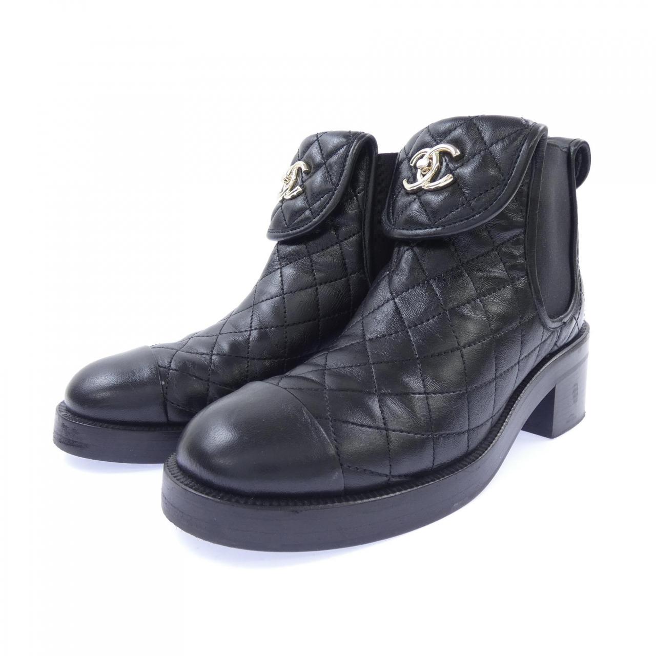 シャネル CHANEL アンクルブーツ ANKLE BOOTS ターンロック G45144B14037 ブーツ