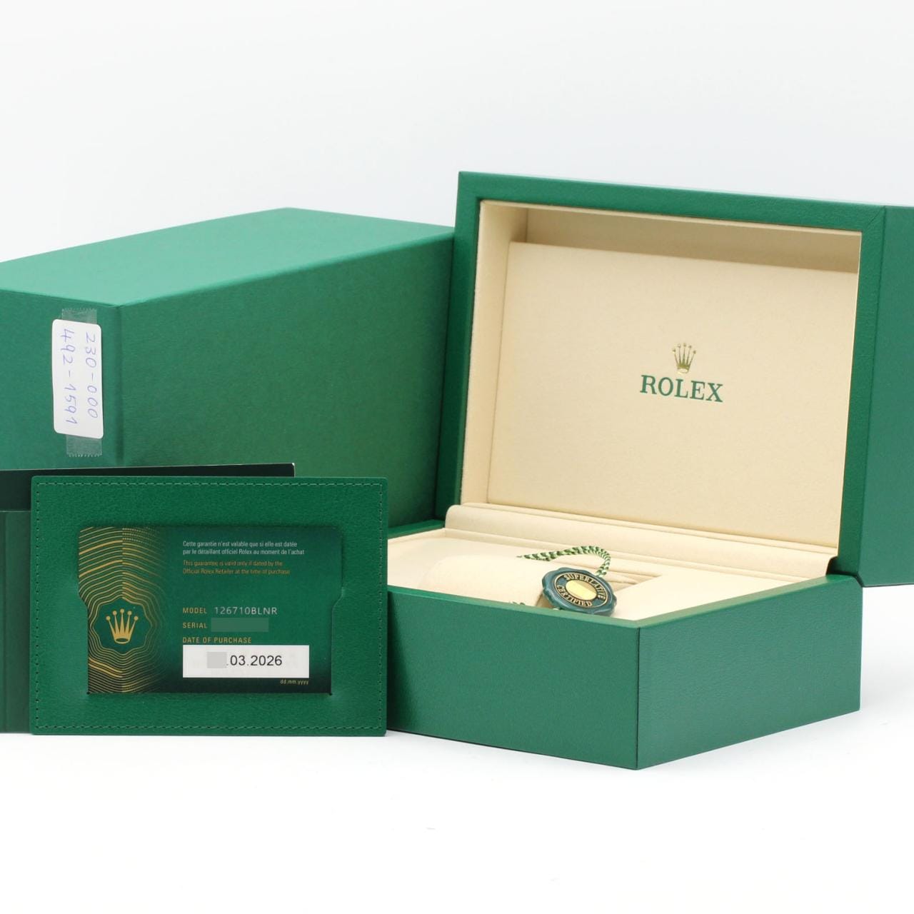 ロレックス GMTマスターⅡ 126710BLNR･3 SS 自動巻 ランダム番