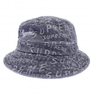 シュプリーム SUPREME jacquredlogosdenimcrusher ハット