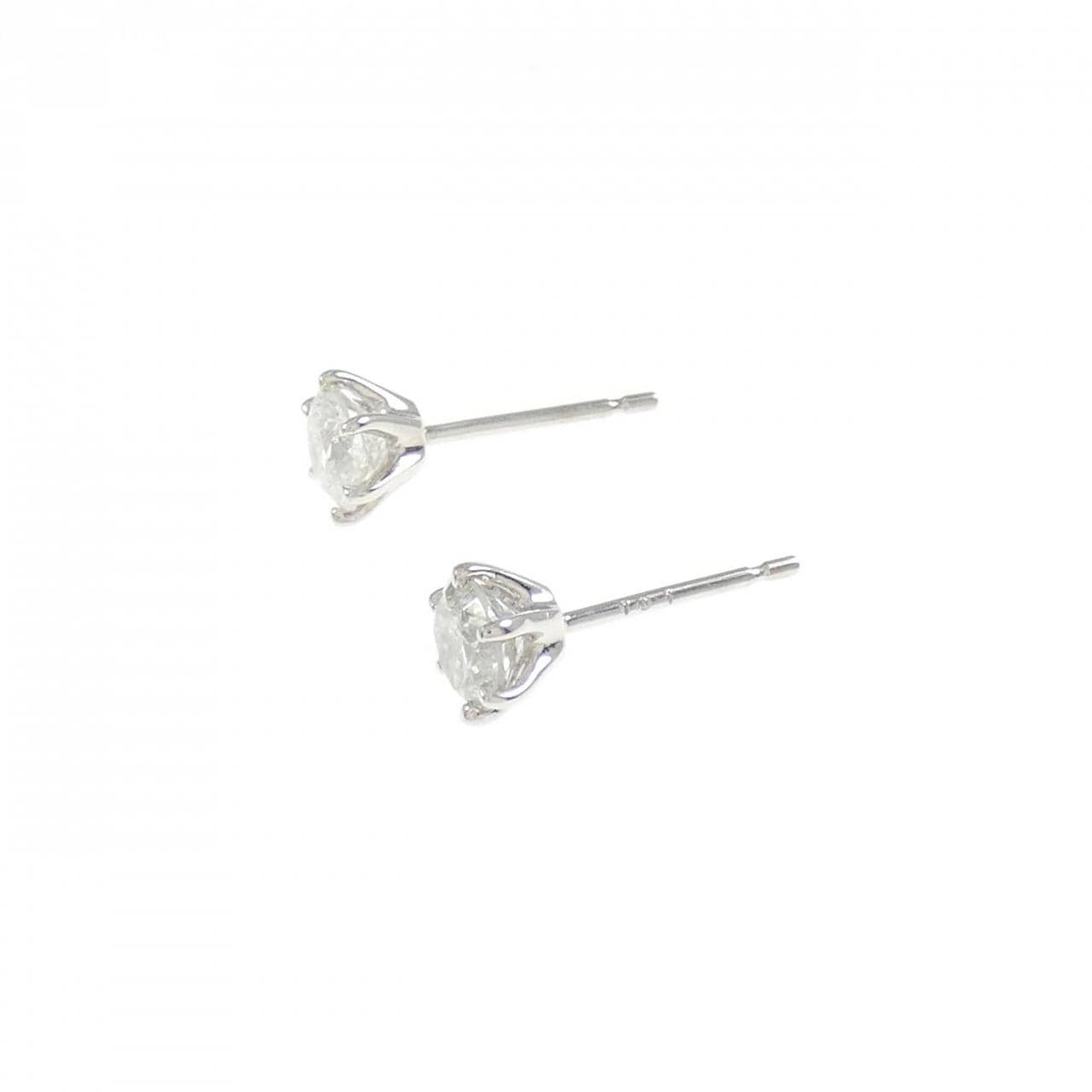 PT Solitaire Diamond Earrings 1.01CT