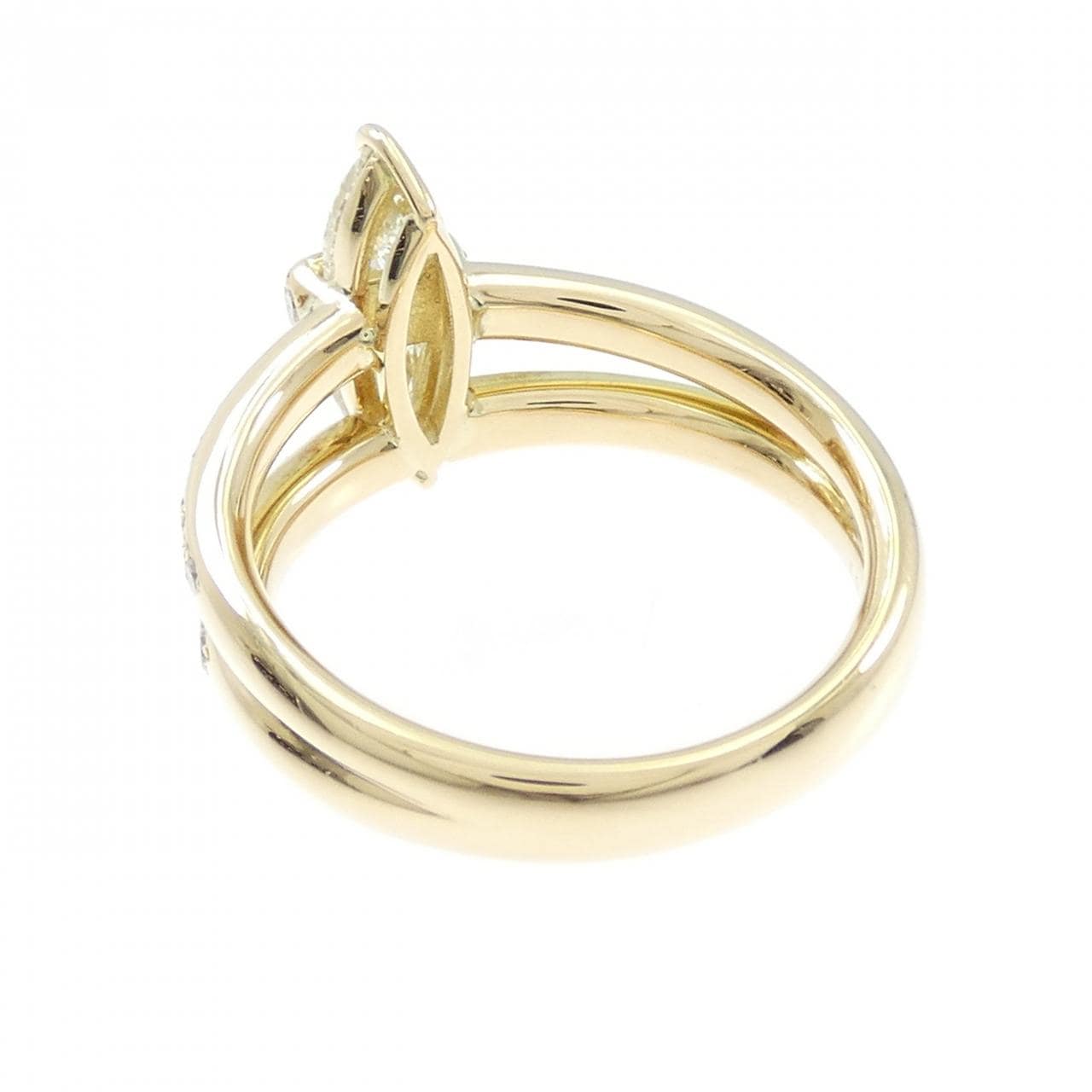 K18YG ダイヤモンド リング 0.702CT