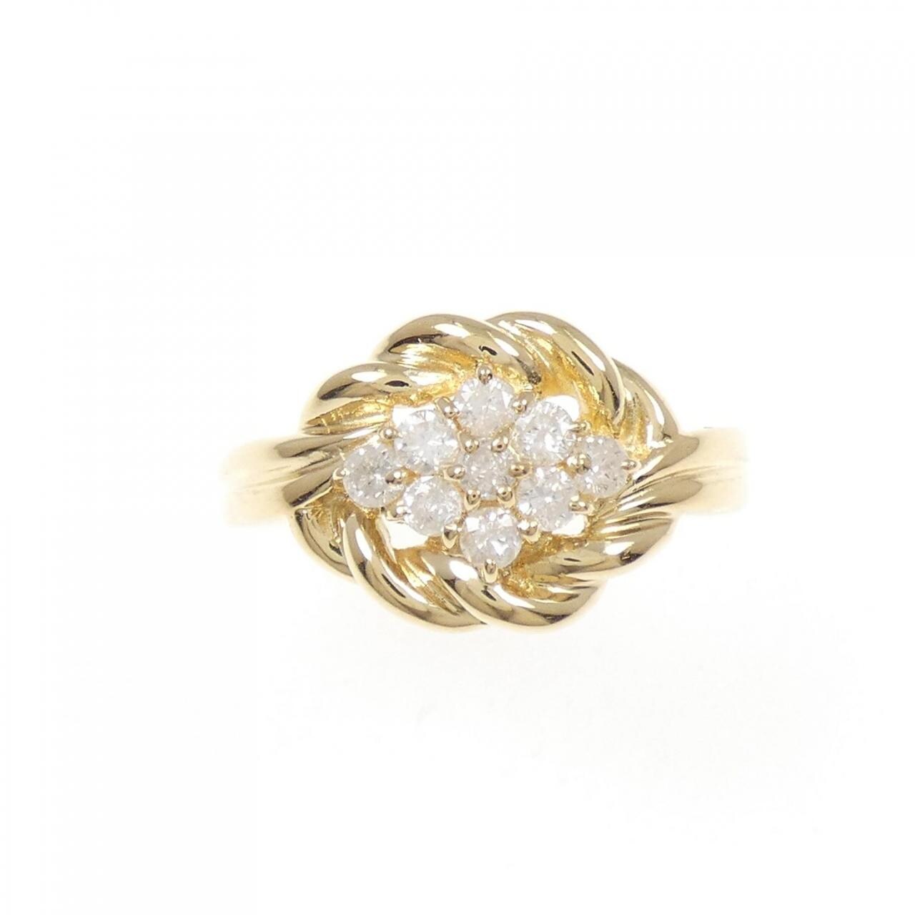 K18YG ダイヤモンド リング 0.31CT