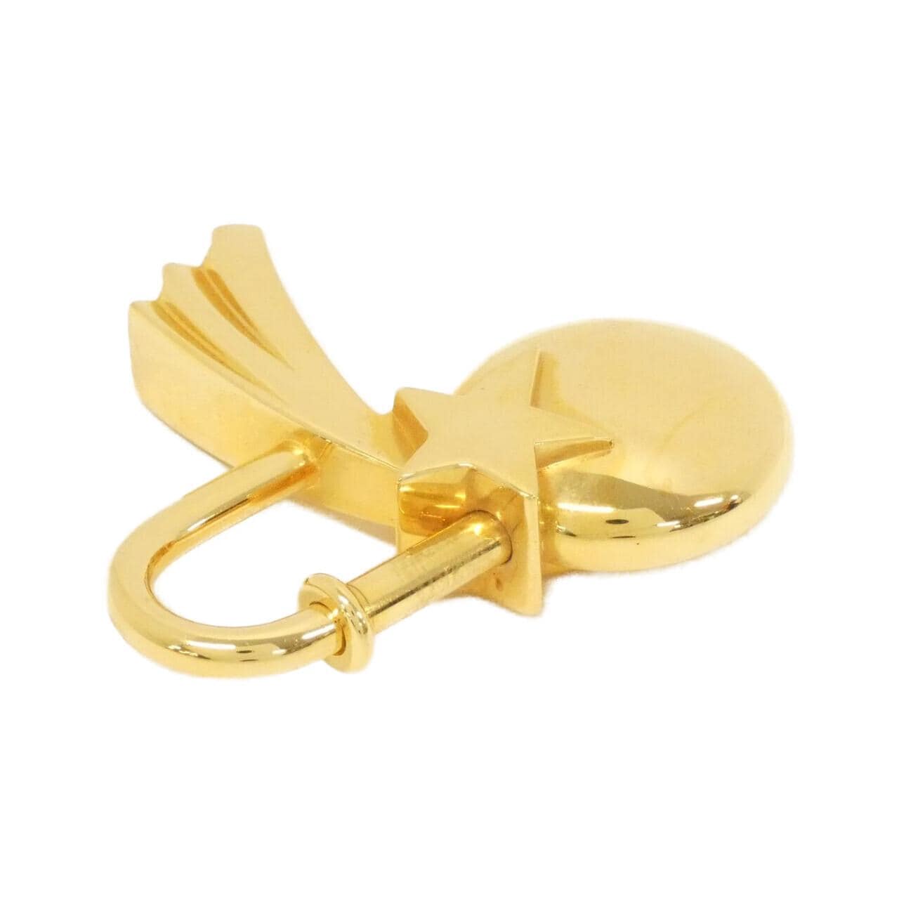 HERMES COMET Padlock 030900CC Keychain