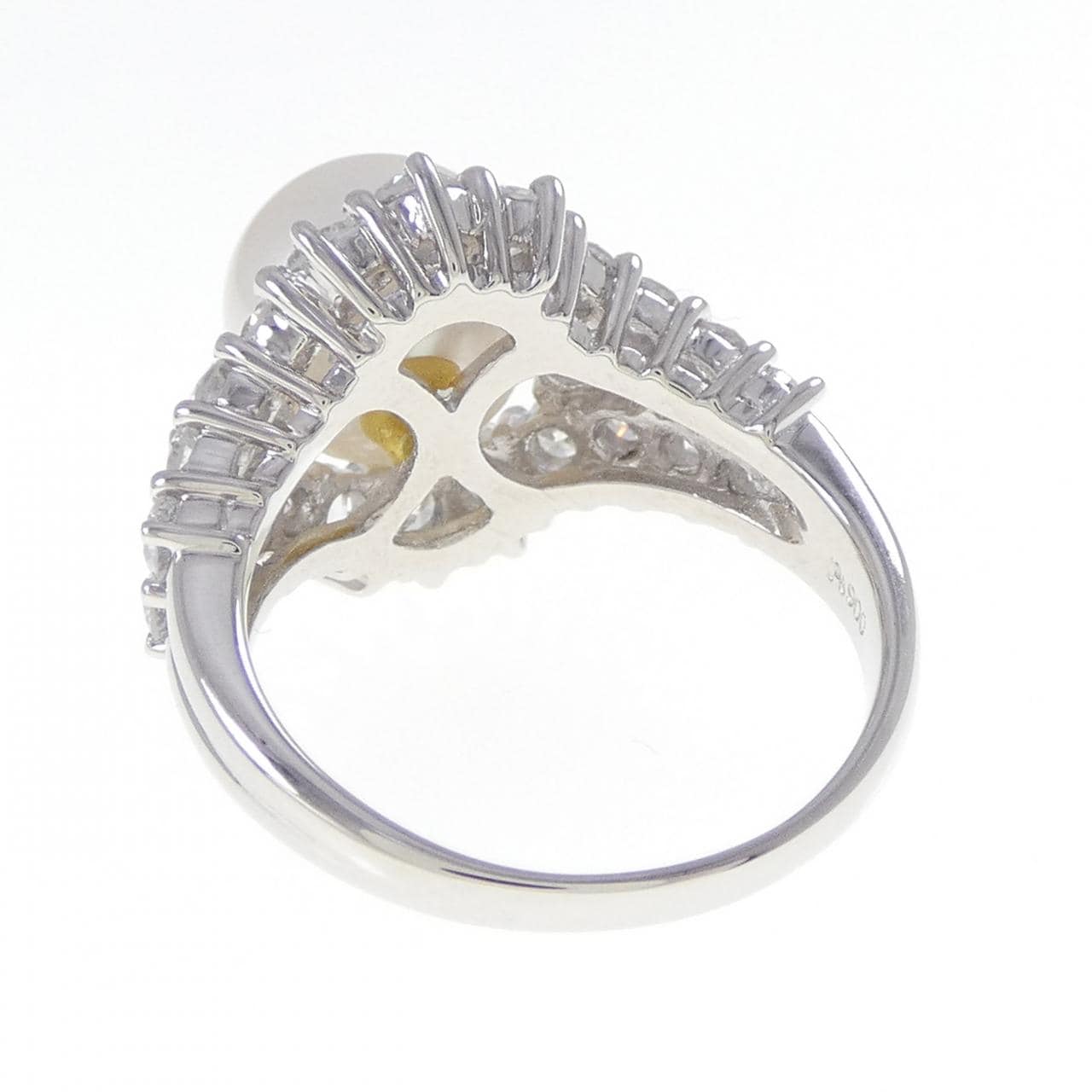 PT900 白蝶パール リング 9.9mm