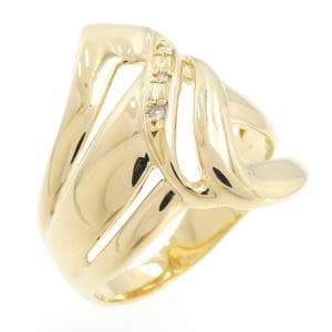K18YG ダイヤモンド リング 0.02CT