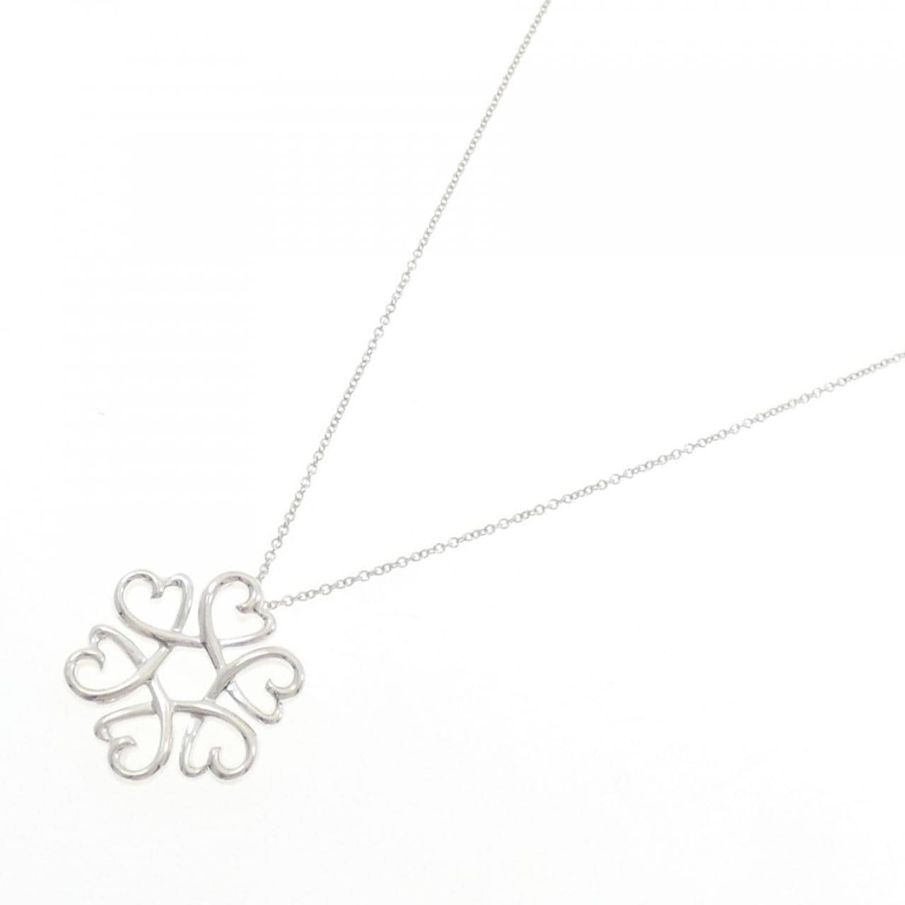 ティファニー ラビングハート メダリオン ネックレス