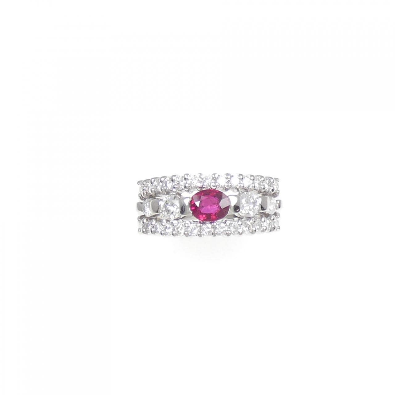 PT ルビー リング 0.53CT