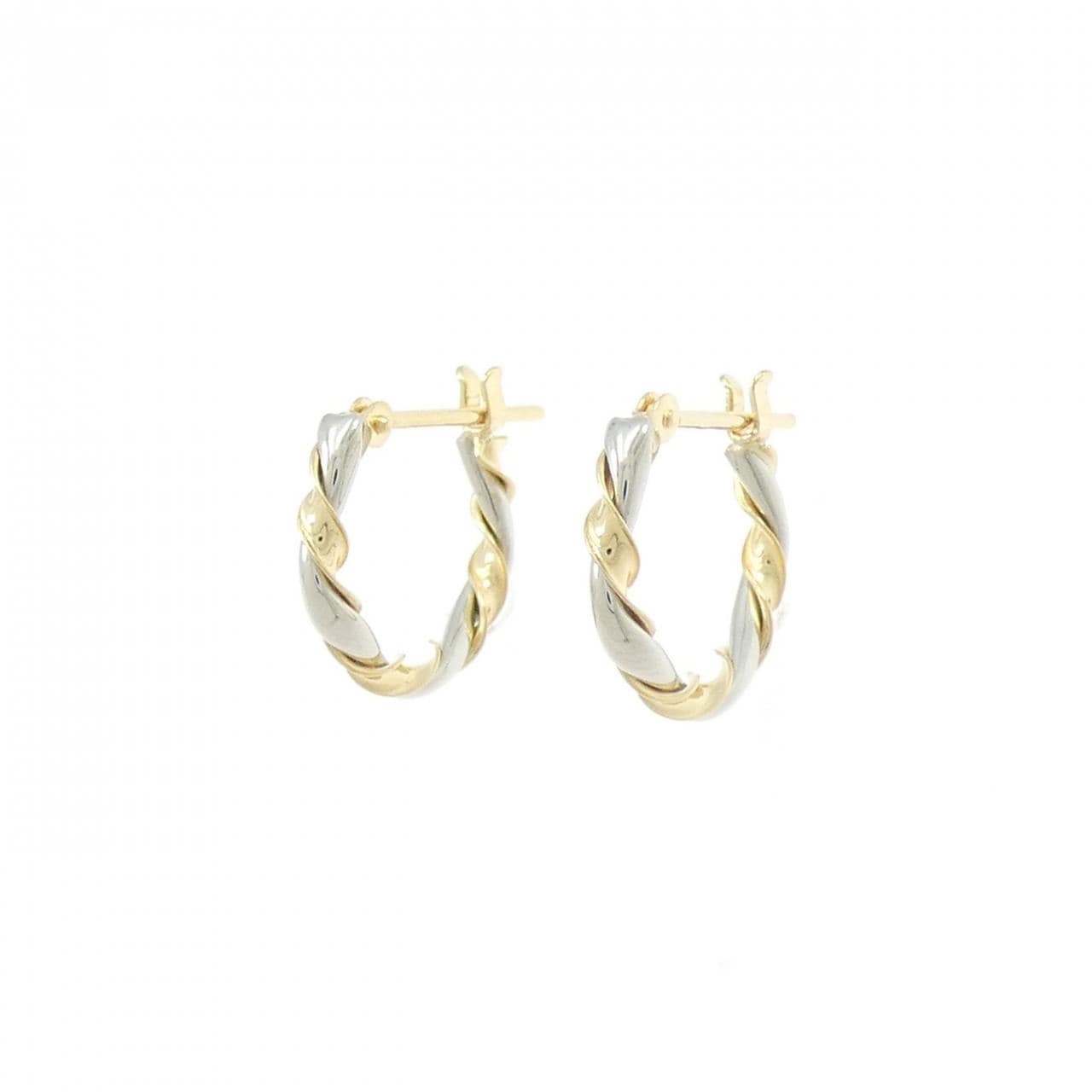 K18YG/PT900 ピアス