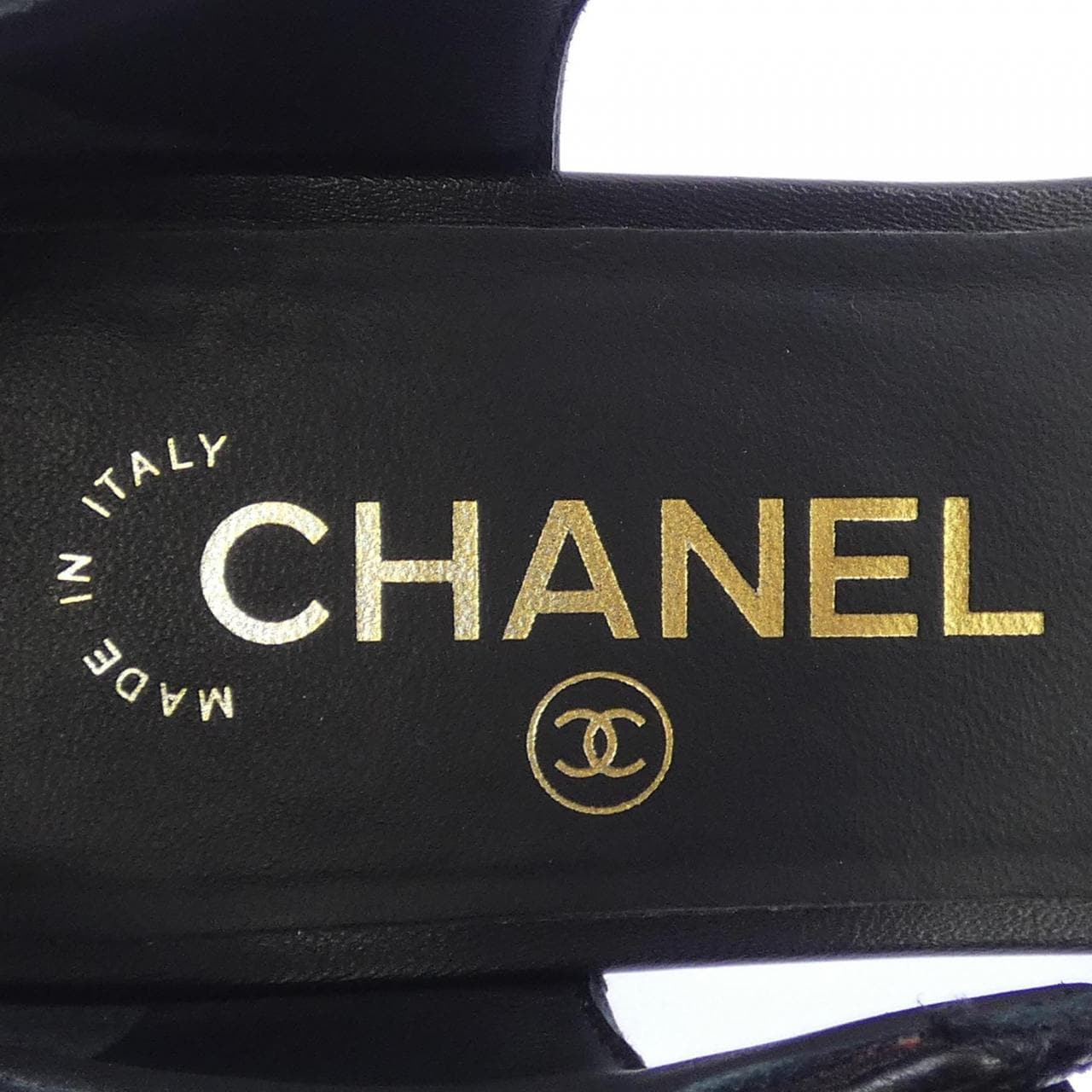 シャネル CHANEL バレリーナ ターンロック G38441Y55573 フラットシューズ