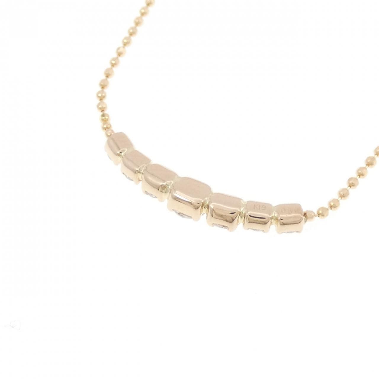 K18PG ダイヤモンド ネックレス 0.50CT