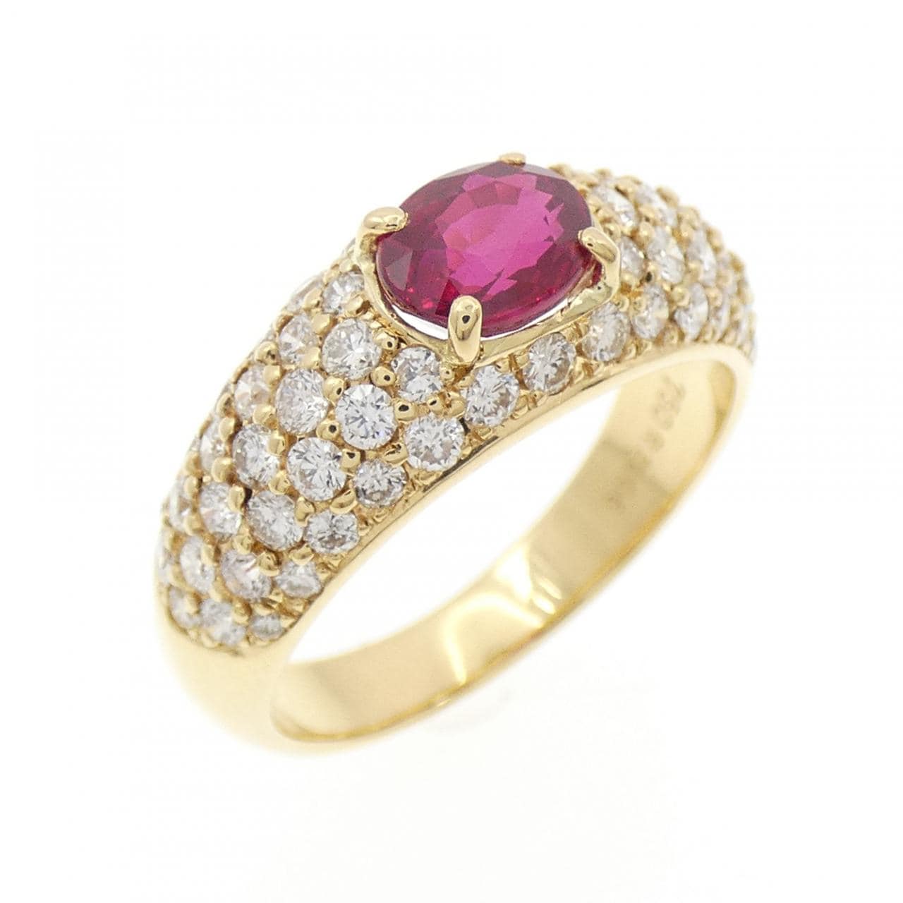 750YG ルビー リング 1.006CT