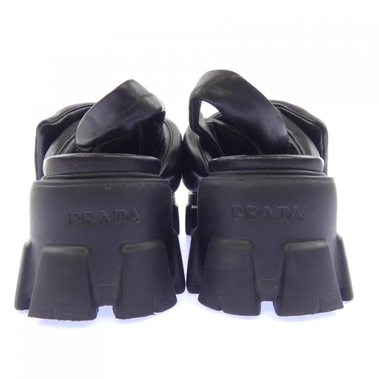 プラダ PRADA モノリス サンダル 1X123N トライアングルロゴ サンダル