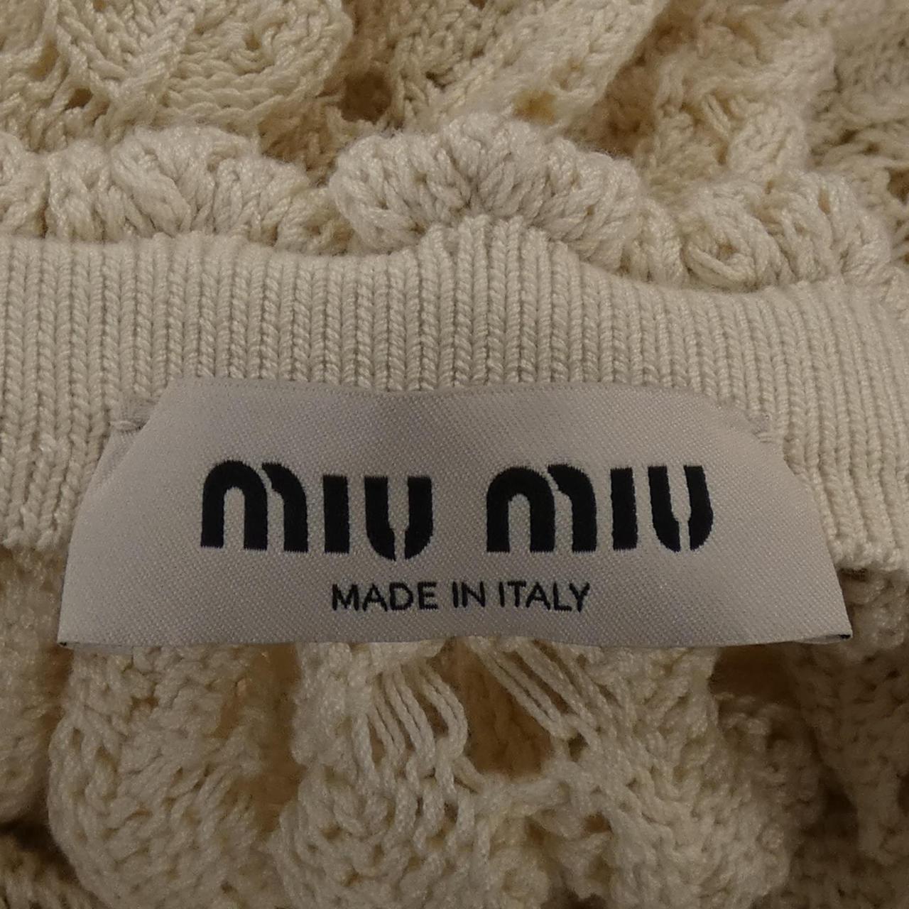 ミュウミュウ MIU MIU コットンミニスカート MMG588 SOOO 1847 スカート