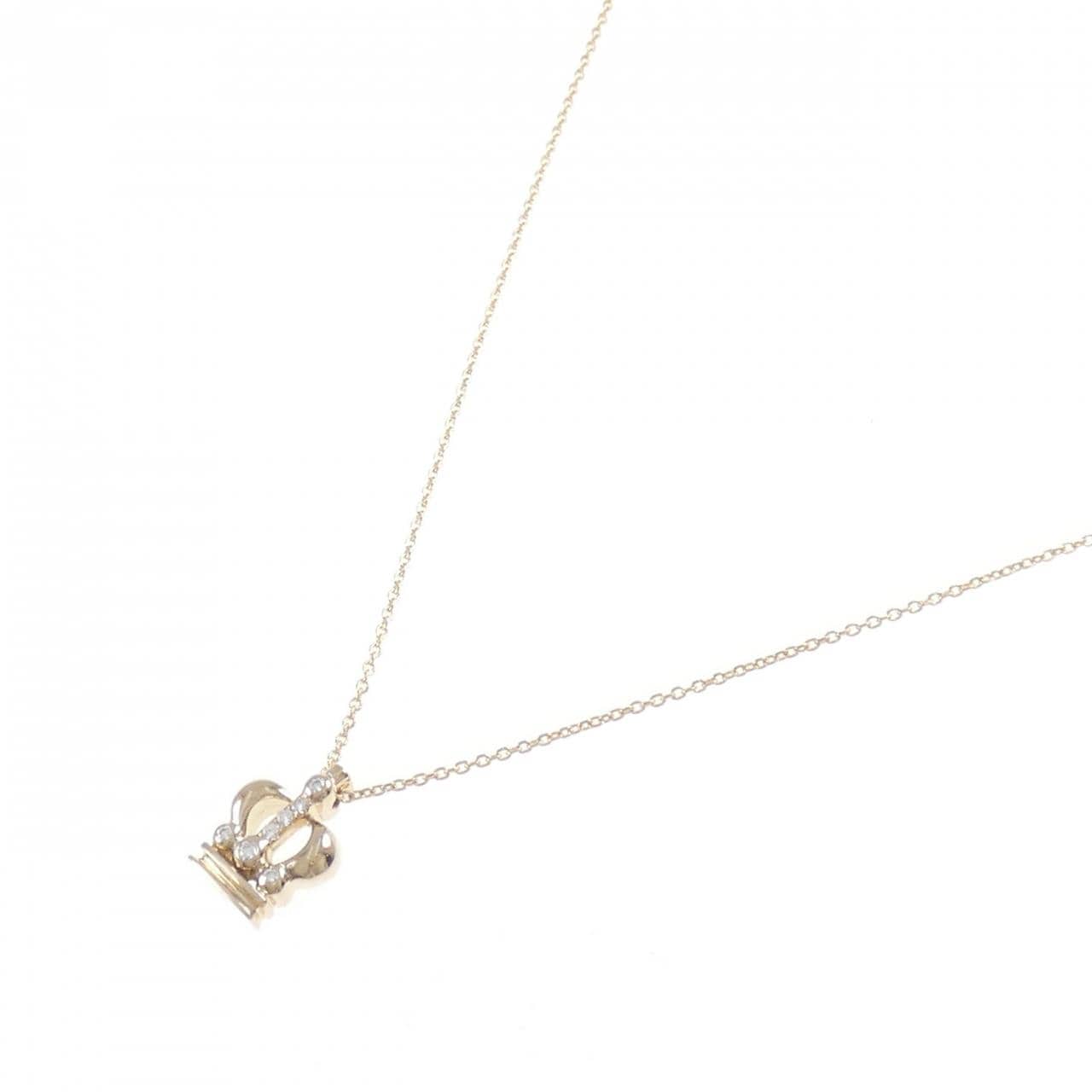 Royal Asscher Diamond Necklace 0.05CT