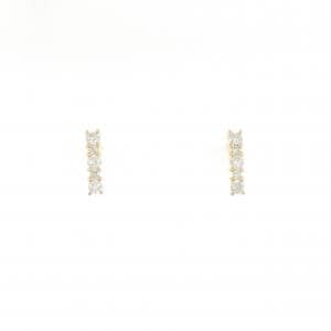K18YG ダイヤモンド ピアス 0.10CT